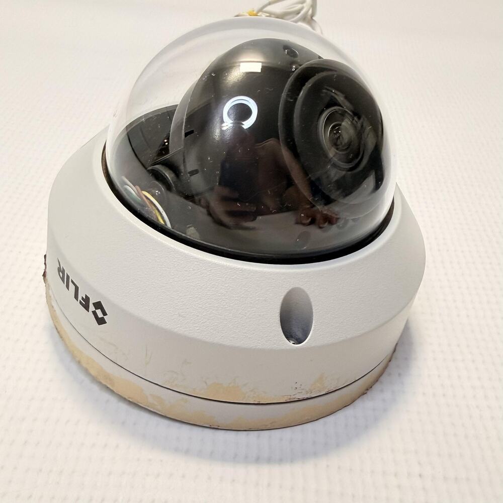 Flir N253V8 4K 8MP IP Network Vandal Dome Camera White PoE Night Vision Outdoor